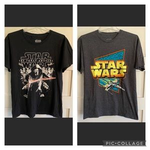 Lot of 2 Star Wars T-Shirts